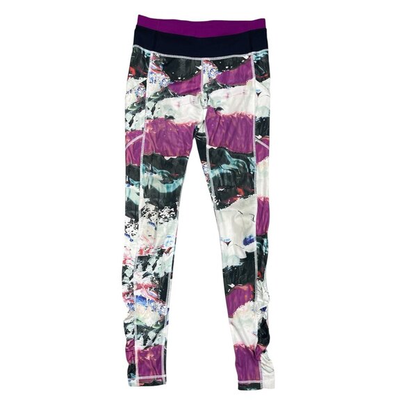 Lululemon Speed Tight III All Full On Luxtreme 6 Pigment Wave Multi Black Plum - Picture 1 of 10